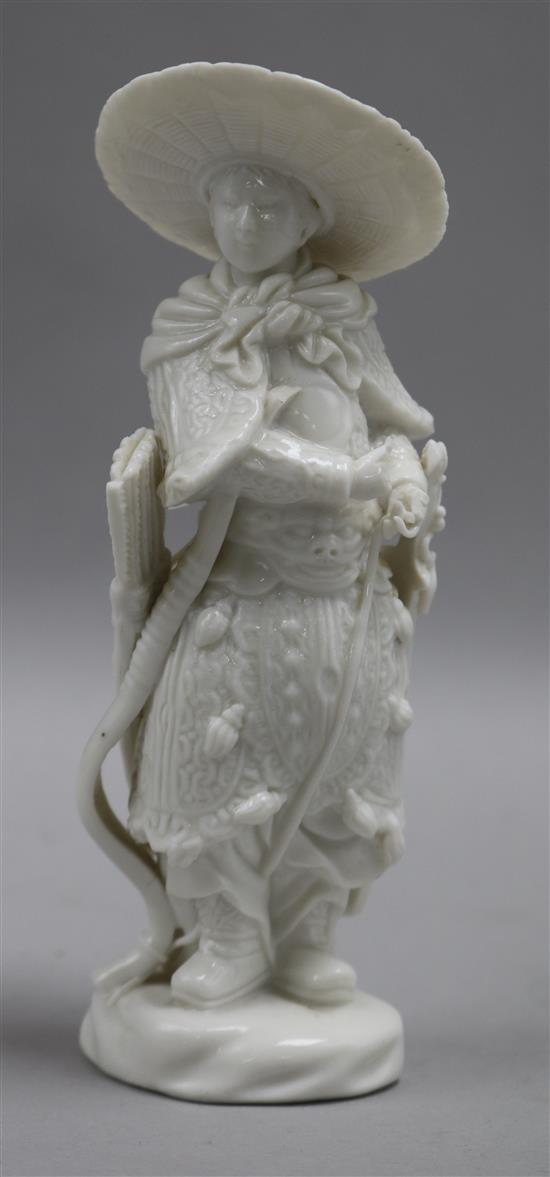 A blanc de chine figurine